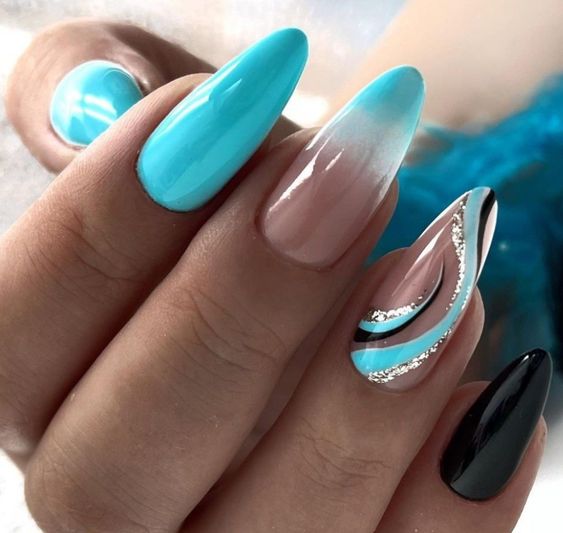 40+ Turquoise And Teal Nails For A Refreshing Your Style 2000 Daily