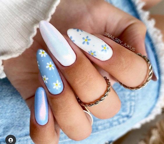 60 Gorgeous Blue Nails For A Refreshing Manicure