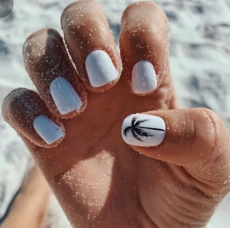 Tropical nails | Hawaiian nails and Hawaiian nail designs