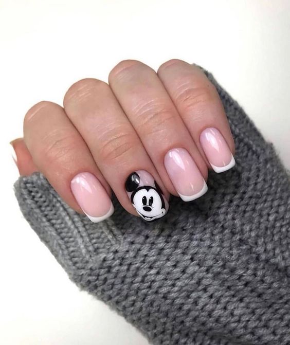 Disney nails and Disney nail designs including simple Disney nails