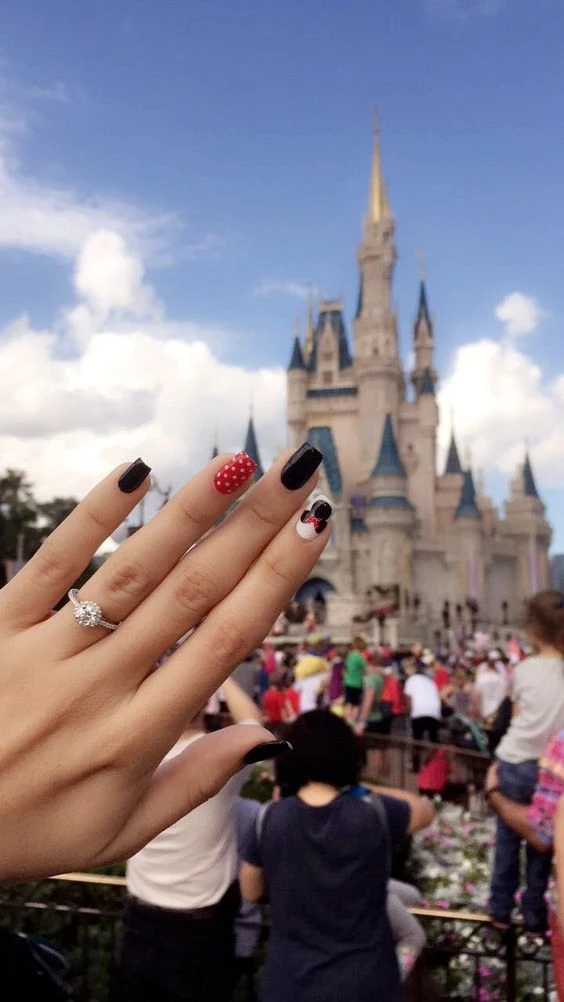 Disney nails and Disney nail designs including simple Disney nails