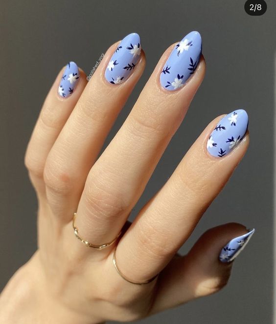 60 Gorgeous Blue Nails For A Refreshing Manicure