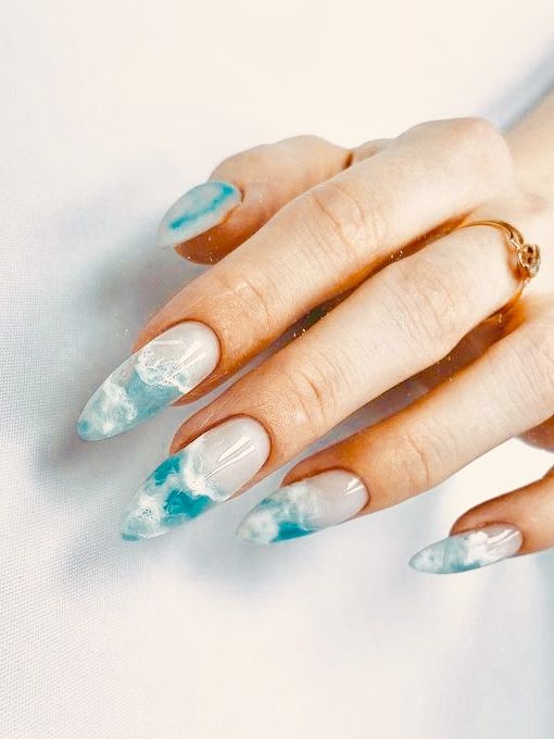 Tropical nails | Hawaiian nails and Hawaiian nail designs