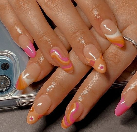 Tropical nails | Hawaiian nails and Hawaiian nail designs