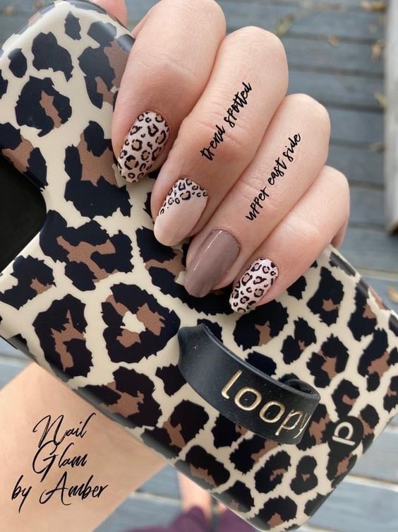 The top leopard nails, leopard print nails, cheetah print nails, cheetah nails, and animal print nails in general