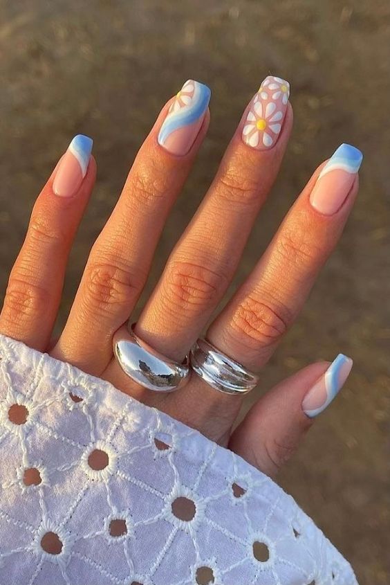 Tropical nails | Hawaiian nails and Hawaiian nail designs