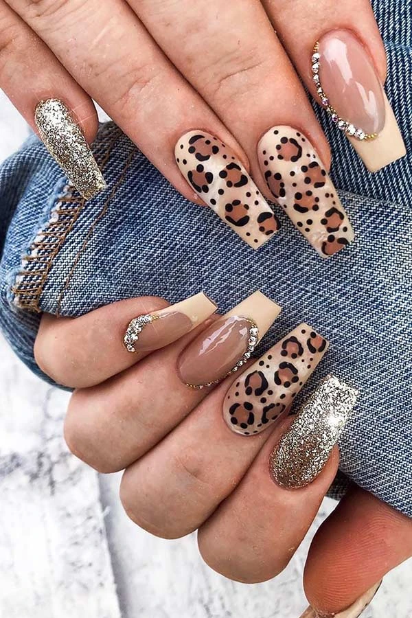 Leopard print nails | Gallery posted by adusk_nail | Lemon8