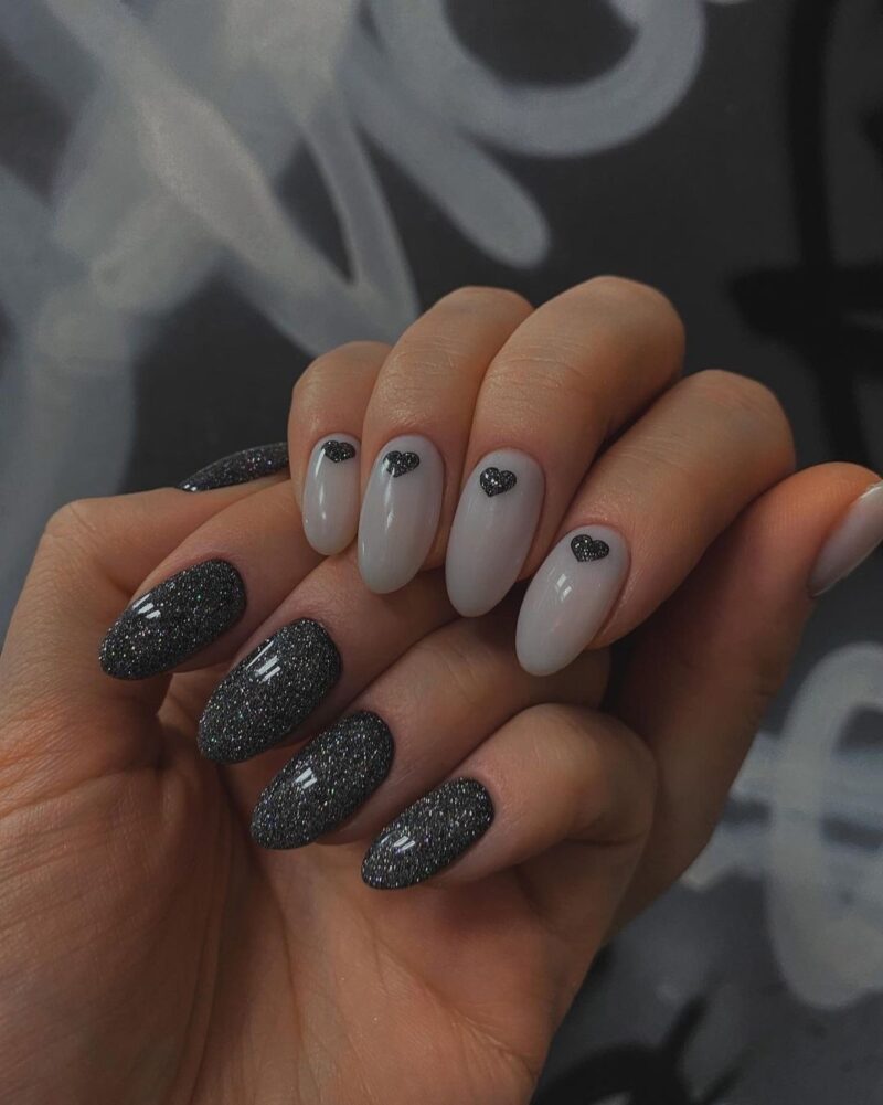 The top black and white nails, black and white nail designs, black and white nails acrylic, black and white nail art, and more black and white nail ideas