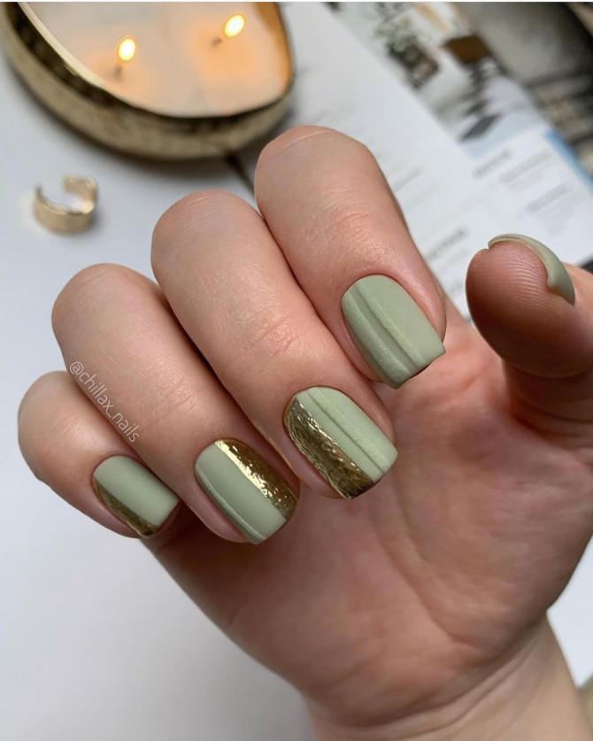 The top light green nails and light green nail designs