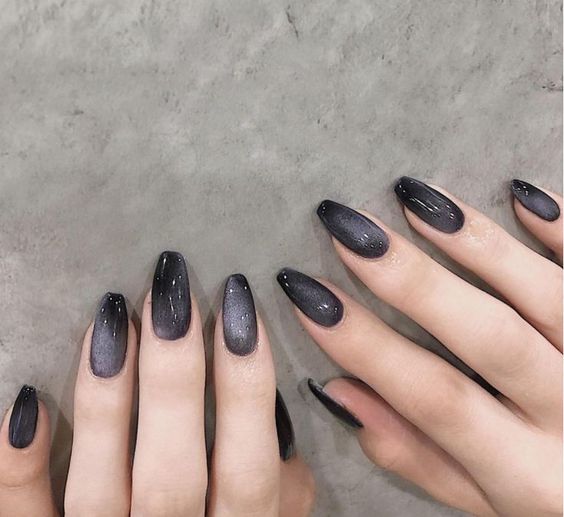 The hottest trend right now: cat eye nails including the classic cat eye nails design and interesting cat eye nail ideas