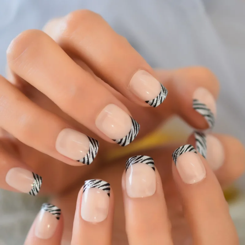 The top zebra nails including zebra nail designs, zebra nail art, and more animal print nails