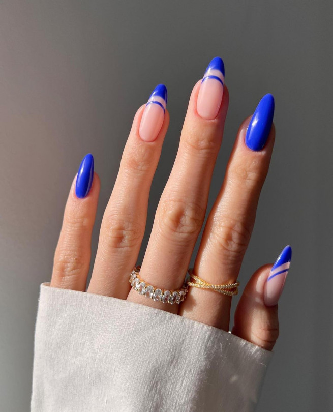 50+ Royal Blue Nails That Are Trending Right Now