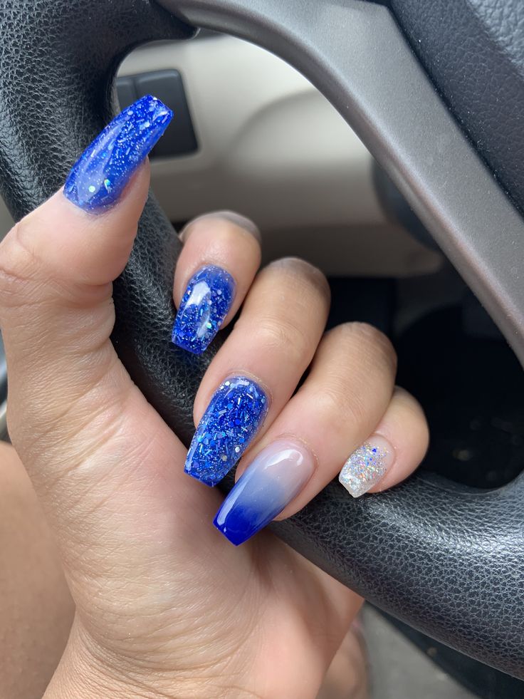 The top royal blue nails, royal blue nail ideas, and royal blue nail designs