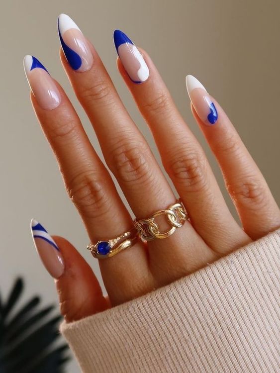 The top royal blue nails, royal blue nail ideas, and royal blue nail designs