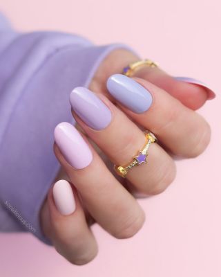 lavender nails, lavender nail designs, and lavender nail ideas to copy | lilac nails and lilac nail designs