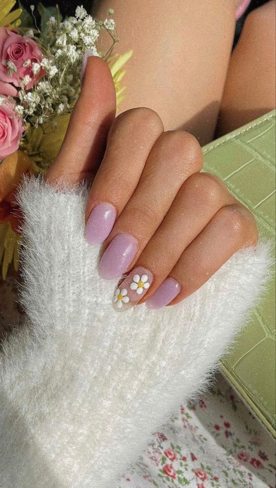 lavender nails, lavender nail designs, and lavender nail ideas to copy | lilac nails and lilac nail designs