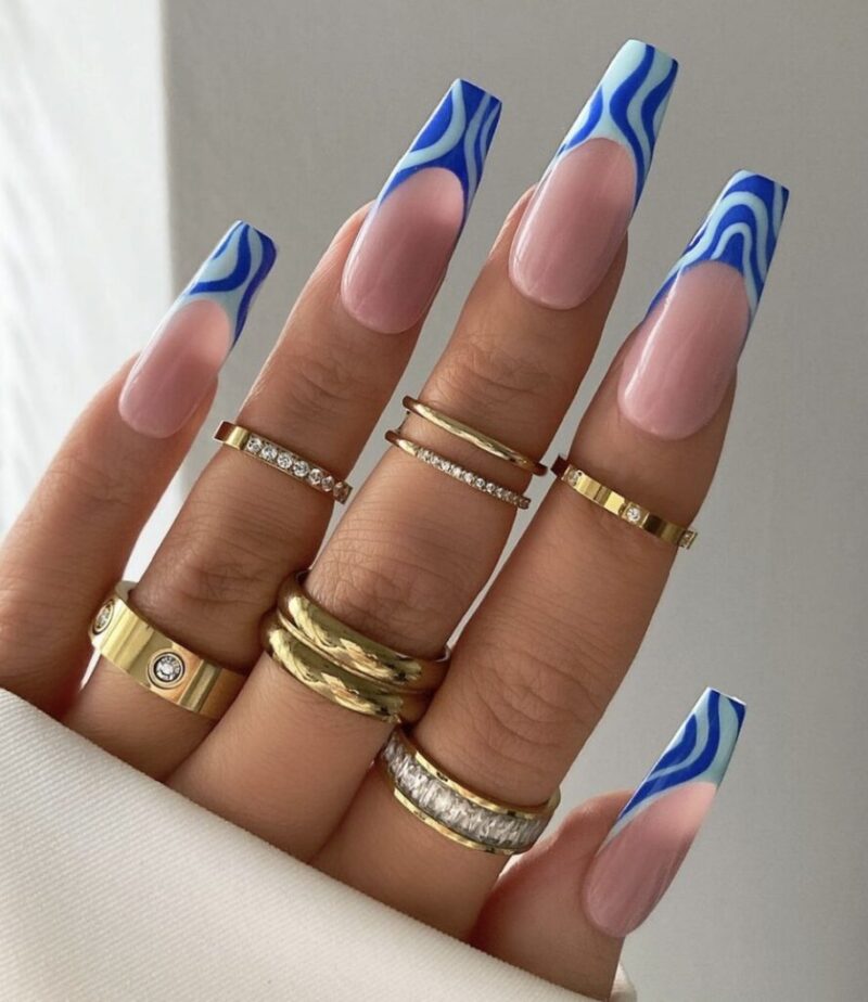 The top royal blue nails, royal blue nail ideas, and royal blue nail designs