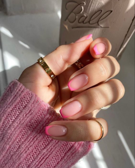 The top hot pink nails, neon pink nails, hot pink nail designs, and neon pink nail designs