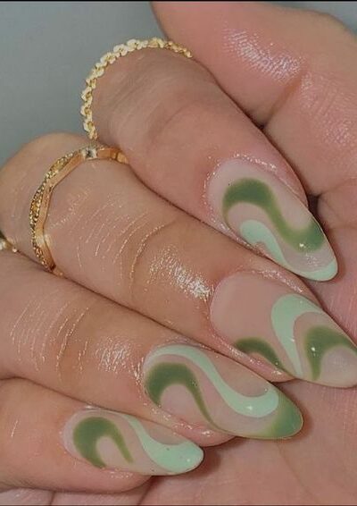 The top light green nails and light green nail designs
