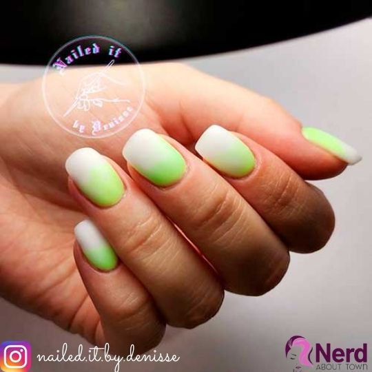 The top lime green nails and lime green nail ideas | lime green nails design