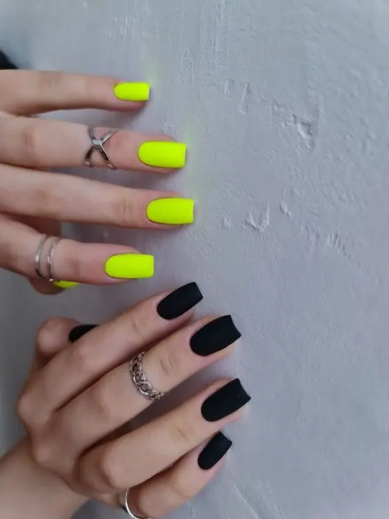 The top lime green nails and lime green nail ideas | lime green nails design