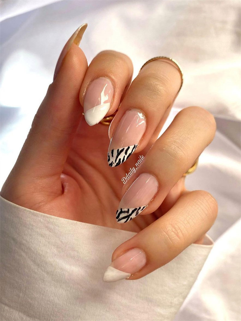 The top zebra nails including zebra nail designs, zebra nail art, and more animal print nails