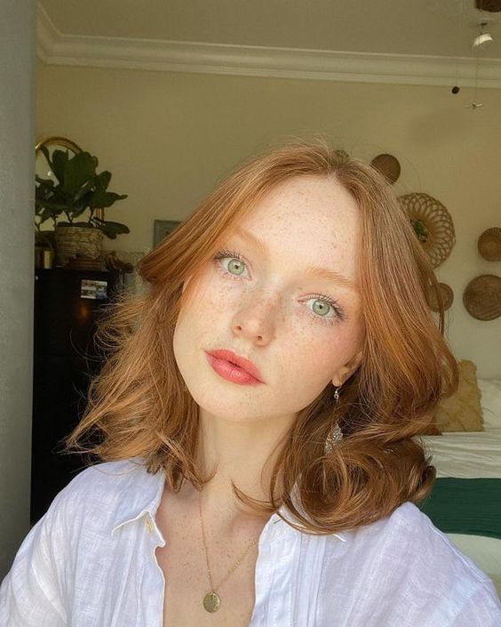 The top makeup for redheads