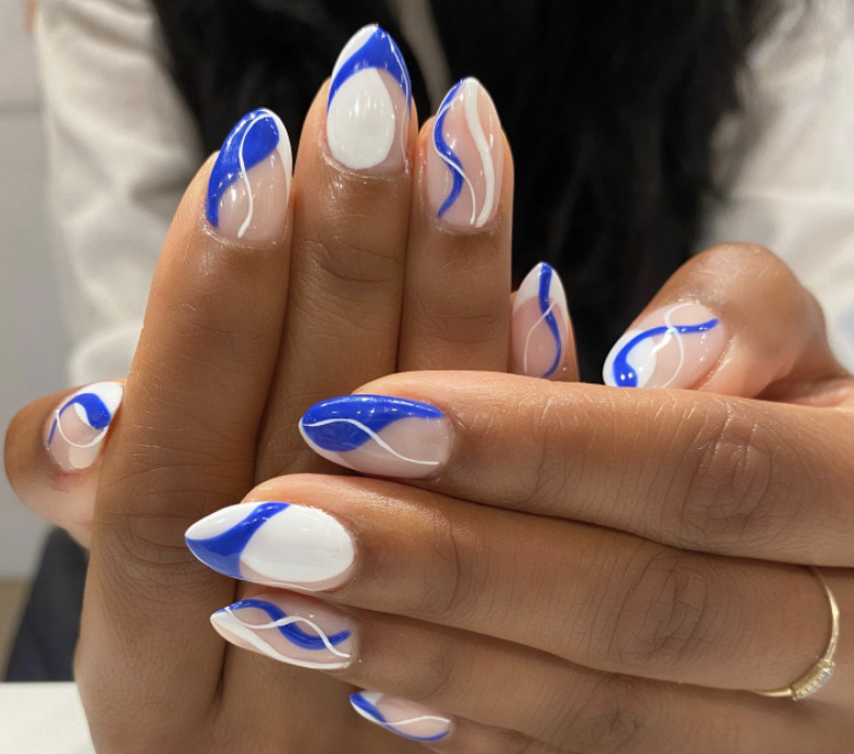 The top royal blue nails, royal blue nail ideas, and royal blue nail designs