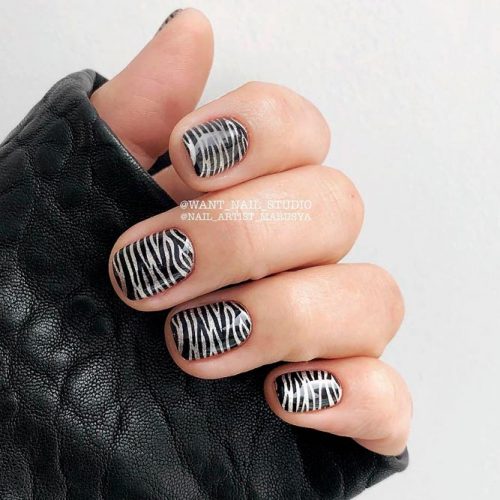 The top zebra nails including zebra nail designs, zebra nail art, and more animal print nails