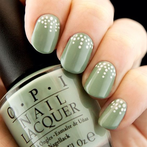 The top sage green nails and sage green nail designs to check out