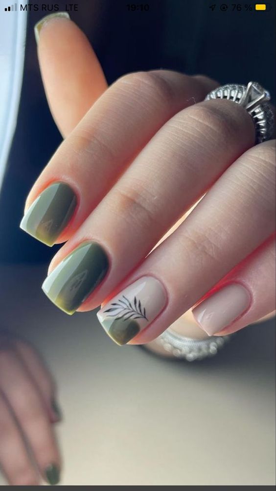 The top sage green nails and sage green nail designs to check out