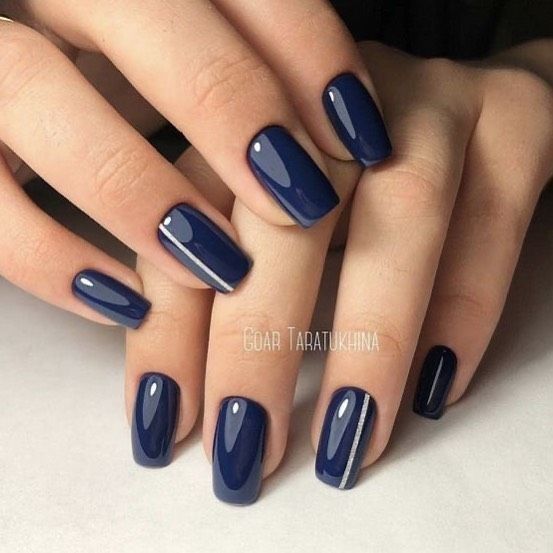 Special Dark Blue Nails 🦋 – TAYLOR DOROTHY