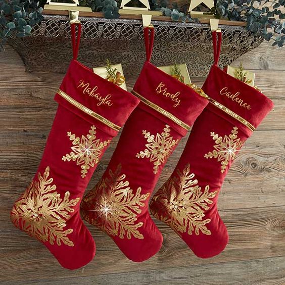 Christmas stockings and Christmas stocking ideas to try this year