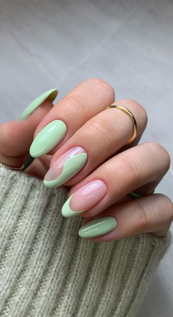 The top sage green nails and sage green nail designs to check out