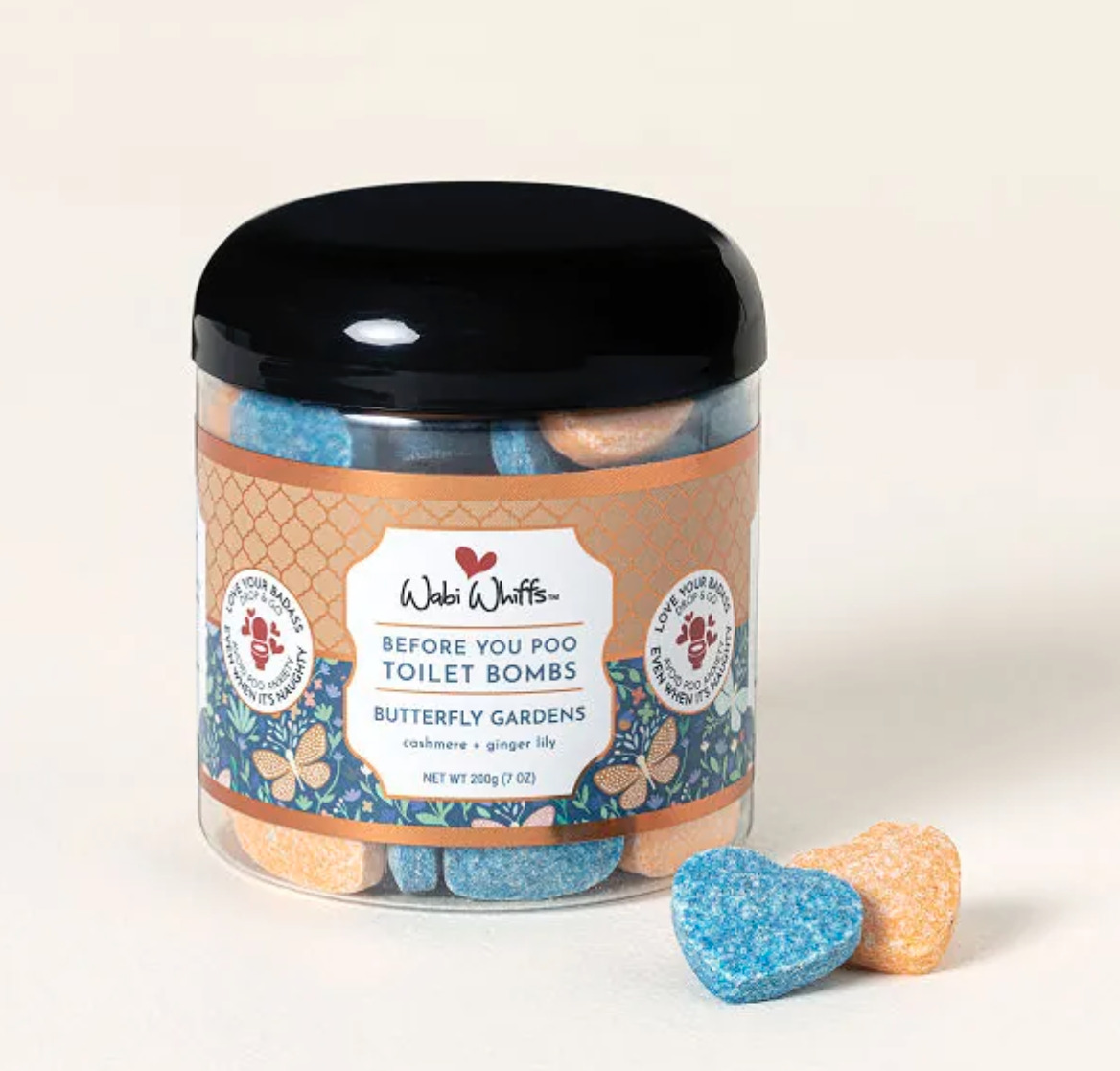 Glitter Hearts Toilet Bombs