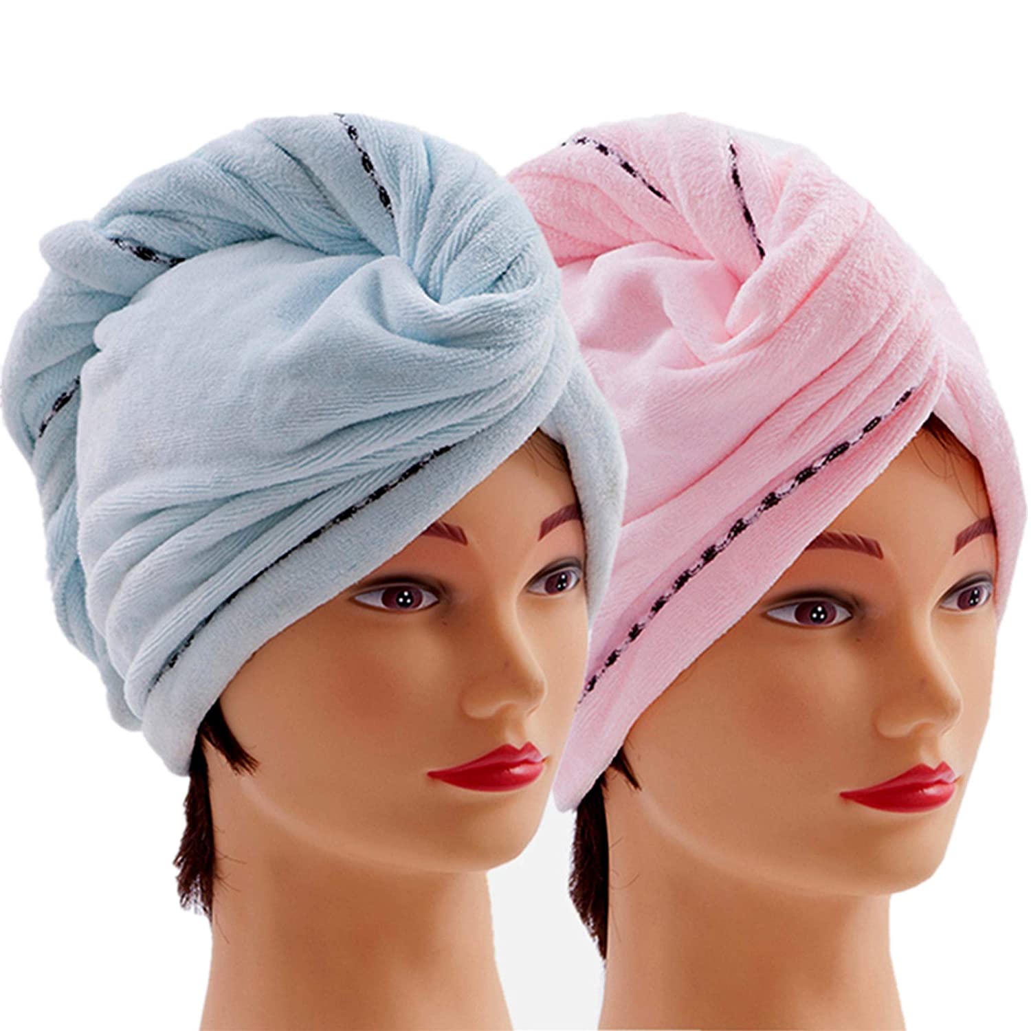 Microfiber Hair Towel Wraps