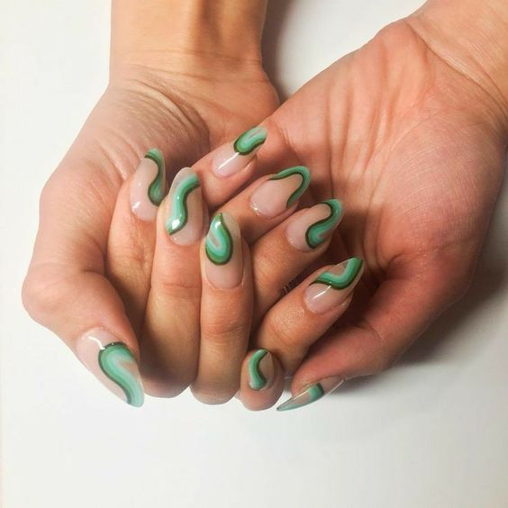 The top sage green nails and sage green nail designs to check out