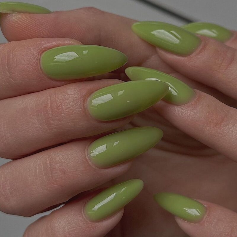 The top sage green nails and sage green nail designs to check out