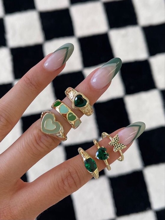 The top sage green nails and sage green nail designs to check out