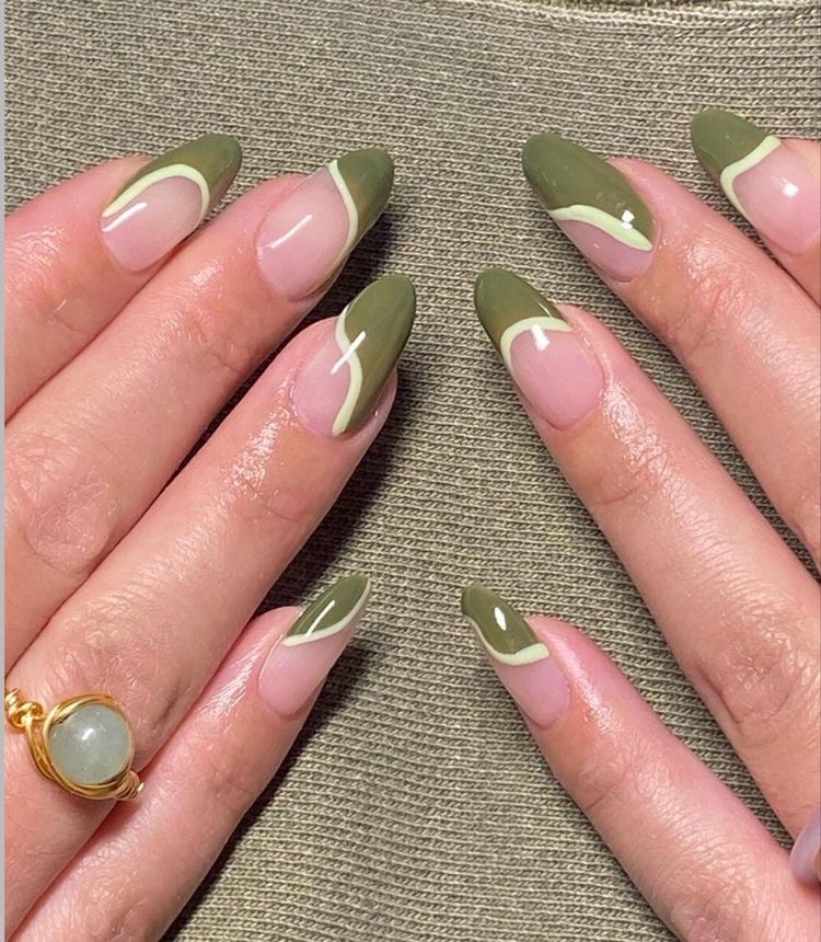 The top sage green nails and sage green nail designs to check out