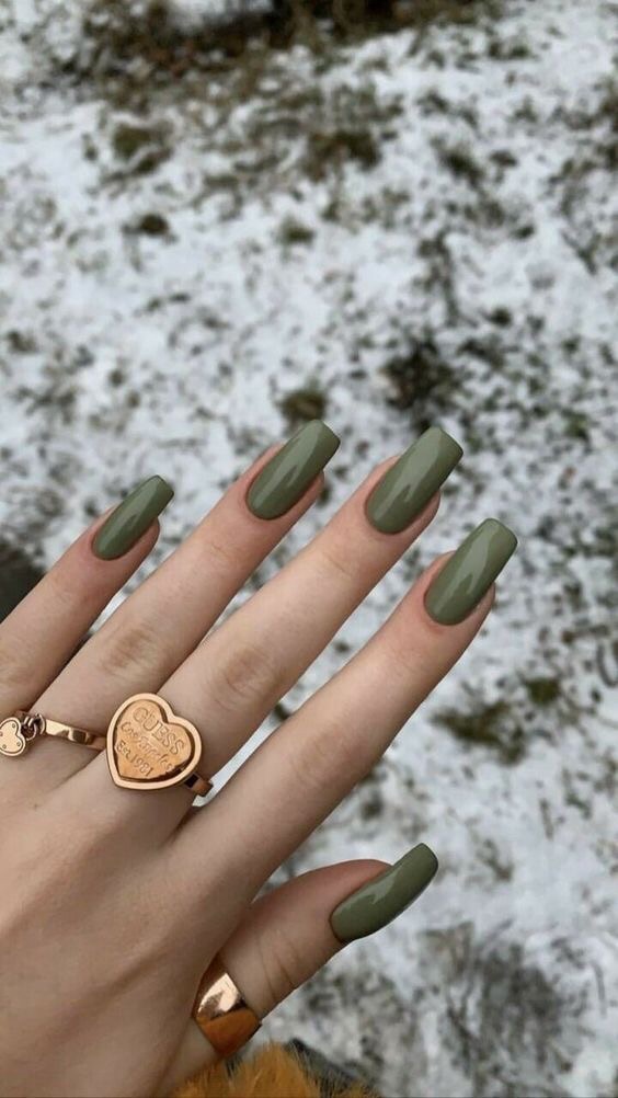 The top sage green nails and sage green nail designs to check out