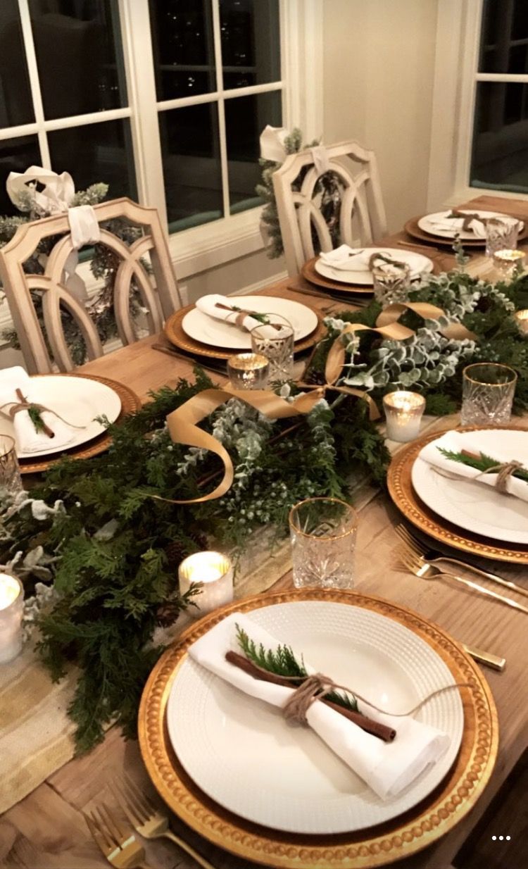 Christmas Table Setting Ideas