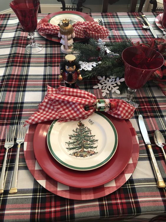 Christmas Table Setting Ideas