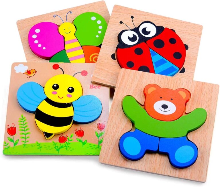Wooden Puzzles Set of 4