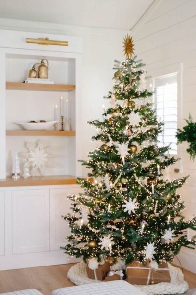 45+ All White Christmas Tree Ideas To Try In 2022