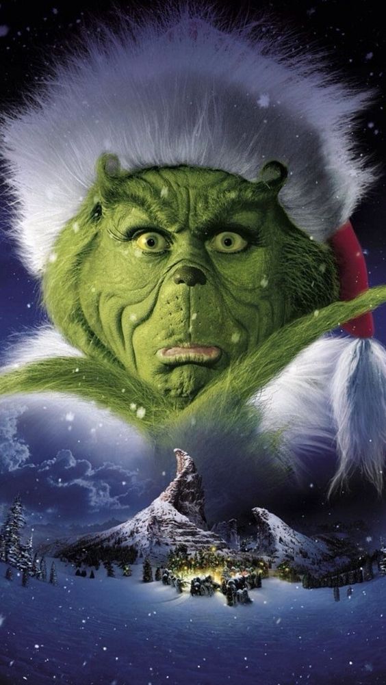 The best FREE Grinch wallpaper for iPhone | Grinch Christmas wallpaper for your phone