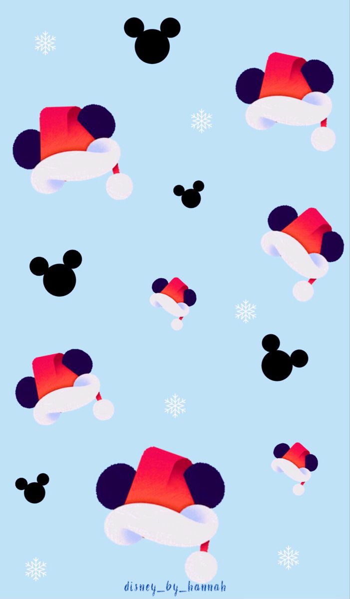 Mickey Mouse Santa Christmas Wallpaper And Minnie Mouse  แฟนไทย