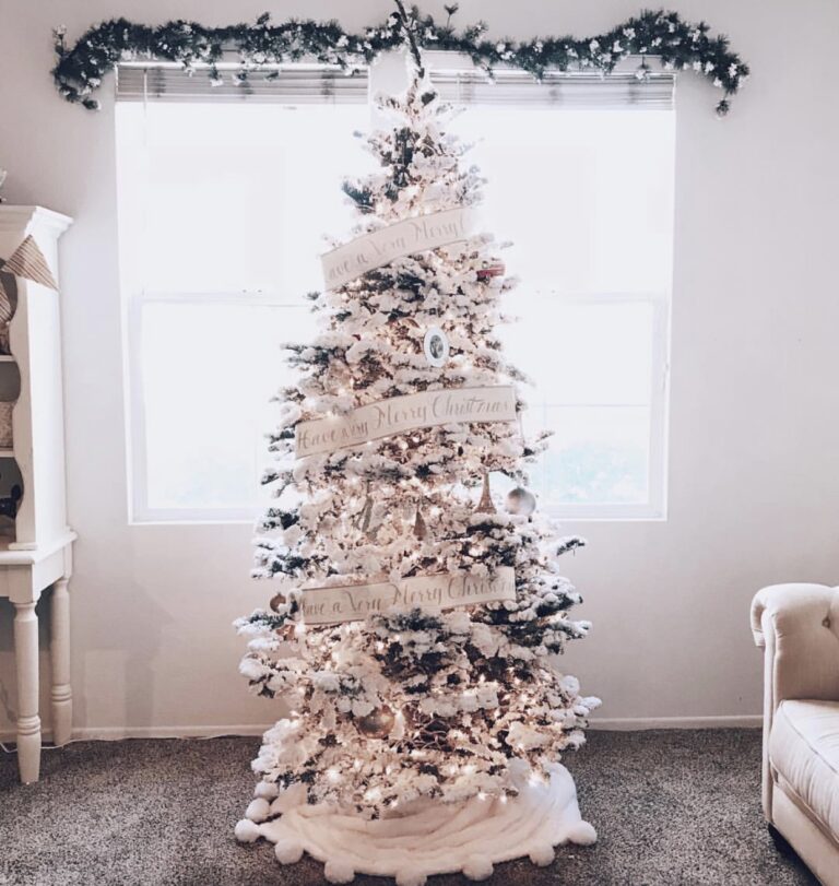 40 Stunning Farmhouse Christmas Trees To Emulate In 2022   IMG 9913 768x811 