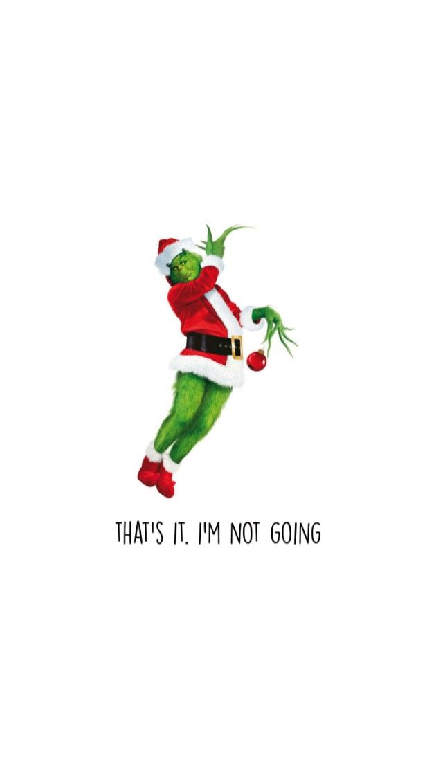 The best FREE Grinch wallpaper for iPhone | Grinch Christmas wallpaper for your phone