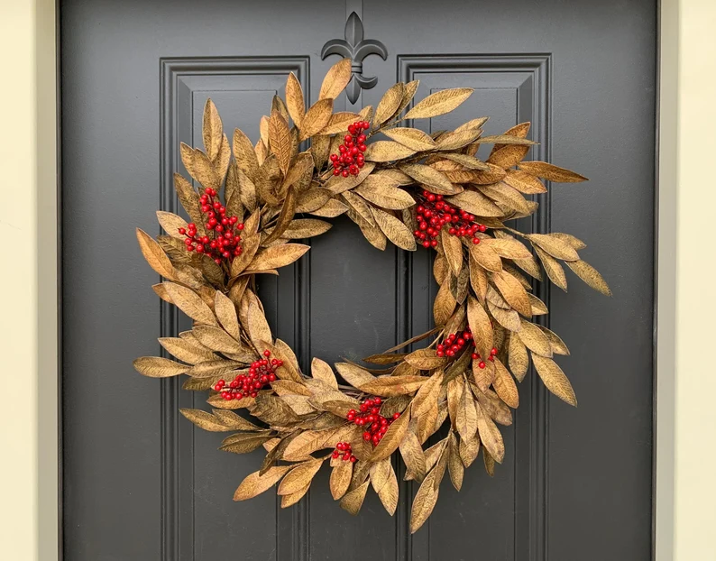 The best Christmas wreaths on Etsy